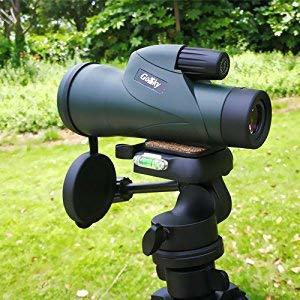 Bird Watching Great gift for adults and ch Travelling and Other Outdoor Activities LS Monocular Telescope 12X52 High Power HD Monocular with Smartphone Holder & Tripod for Hiking Fishing Hunting 