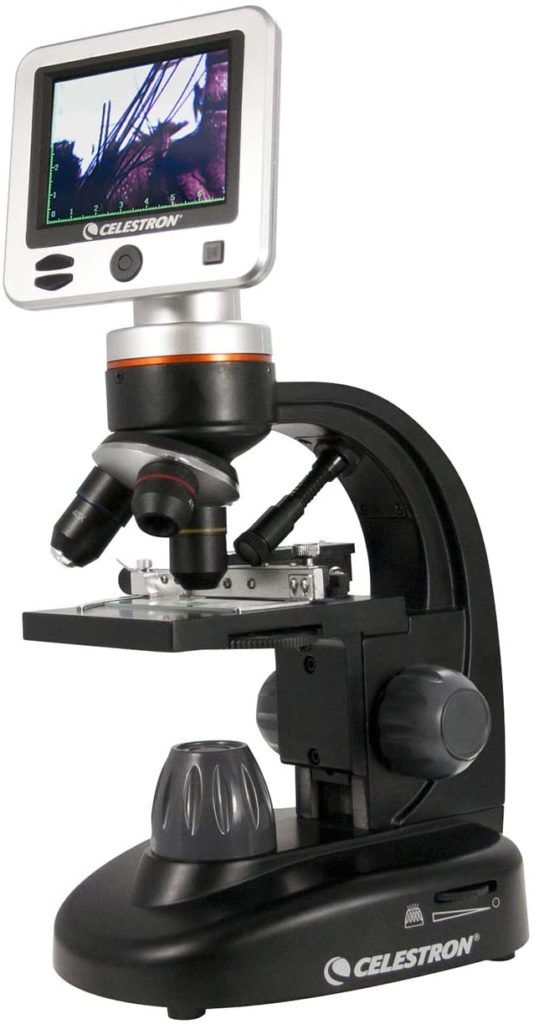celestron biological inverted microscope