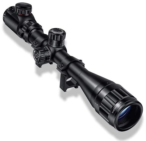 CVLIFE 4-16x44 Tactical Rifle Scope Red and Green Illuminated Built with Locking Turret Sunshade and Scope Mount Included