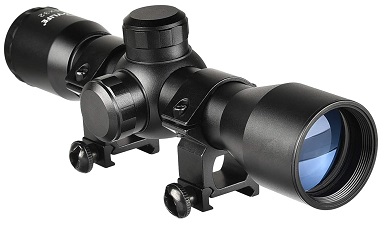 CVLIFE 4x32 Compact Rifle Scope Crosshair Optics Hunting Gun Scope with 20mm Free Mounts