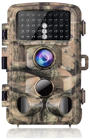 Campark Trail Camera-Waterproof 16MP 1080P Game Hunting Scouting Cam with 3 Infrared Sensors