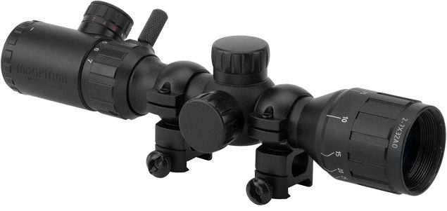 Monstrum 4-12x44 Rifle Scope with AO Adjustable Objective 
