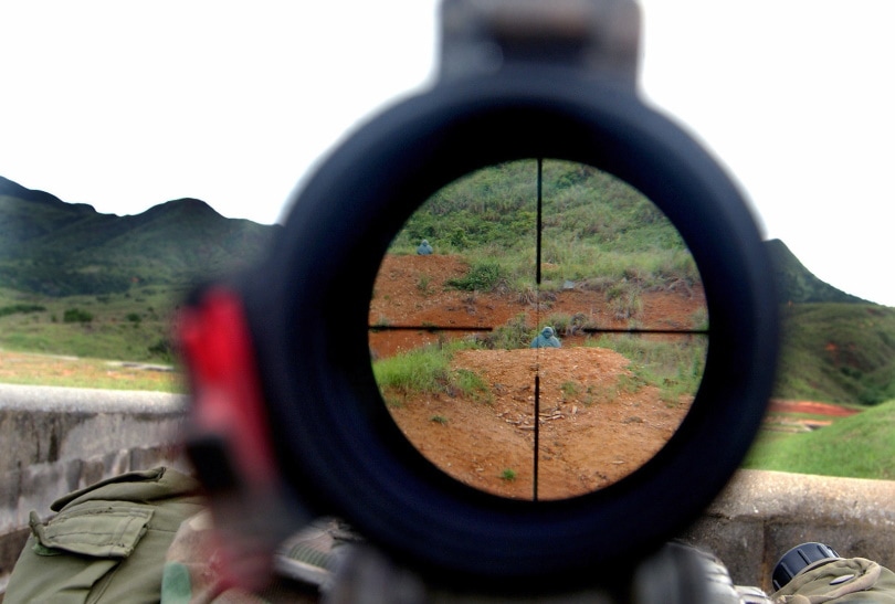 air rifle scope_CPL Ryan Walker, National Archives