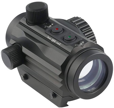 Two 1x22mm 5 MOA Red Green Dot Sight