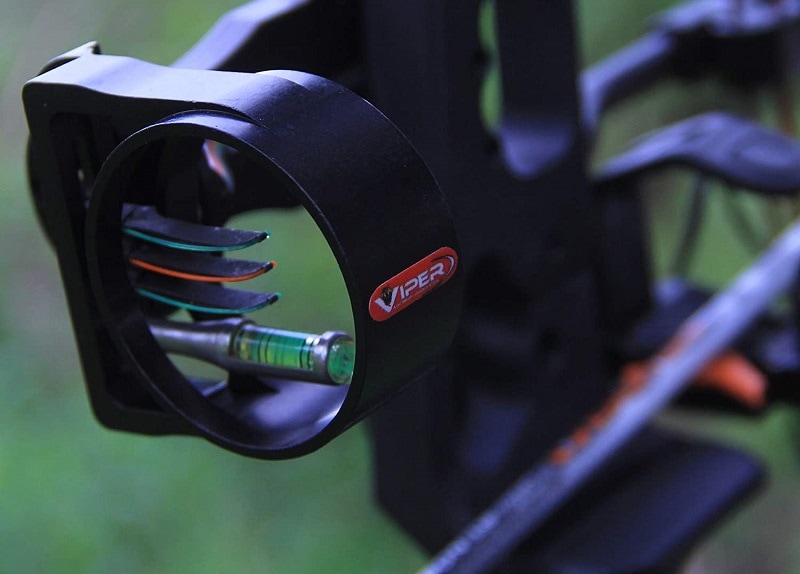 VIPER Archery Venom JR. Compound Bow Sight, Made in USA, Durable Machined Aluminum