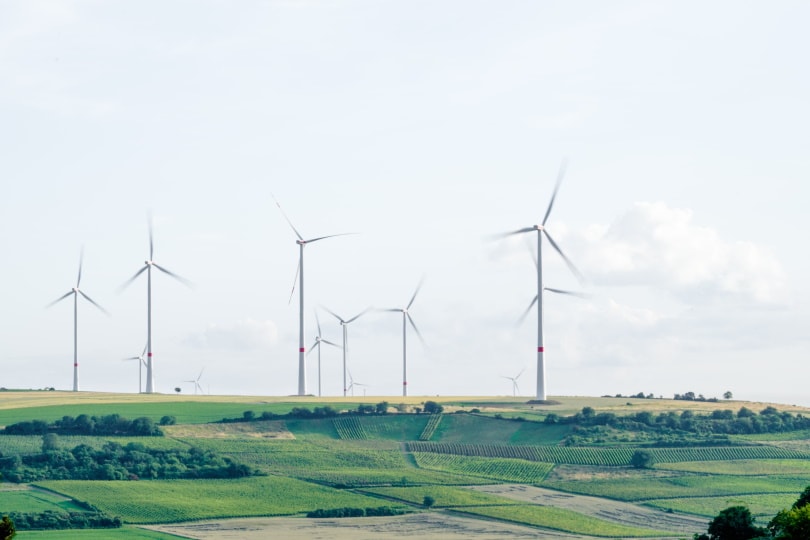 wind turbines