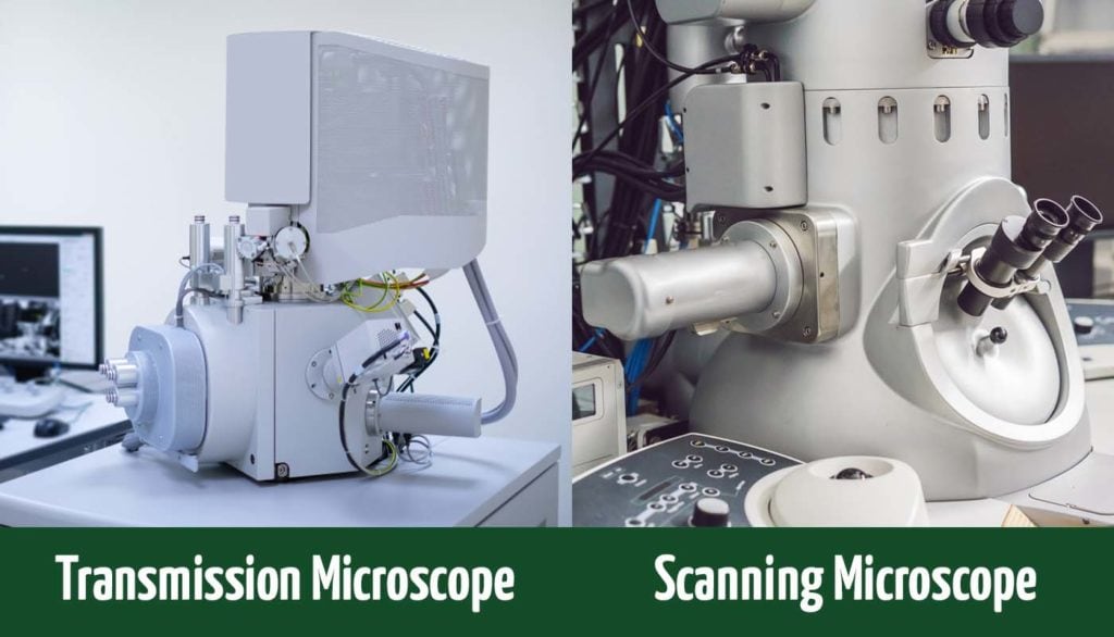 transmission vs scanning microscope