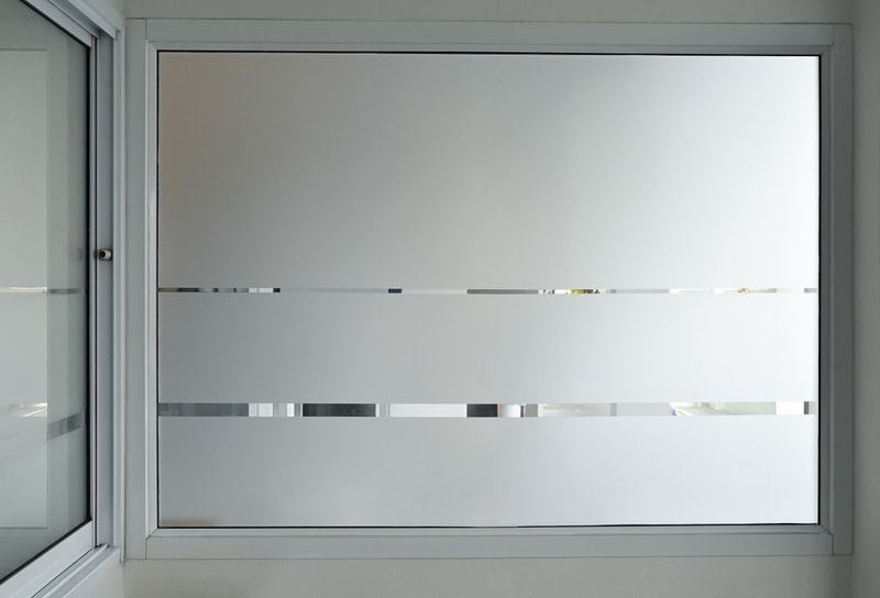 patterned window glass