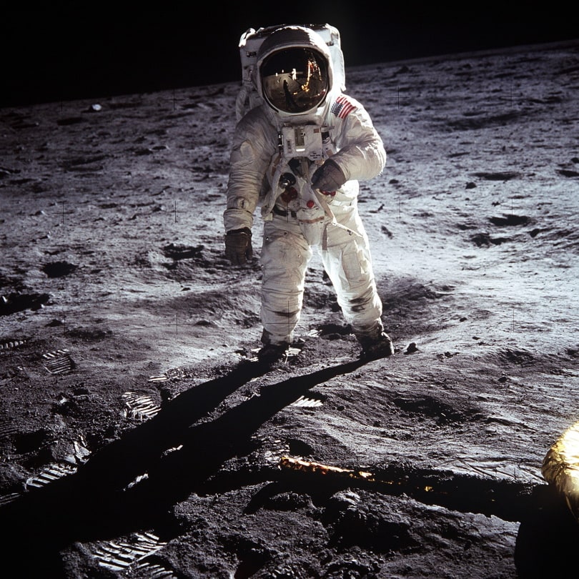 astronaut in the moon