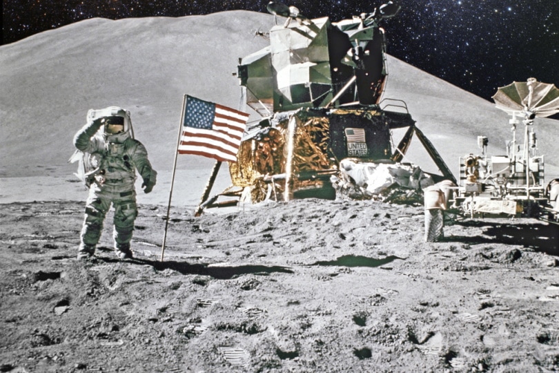 astronaut on moon