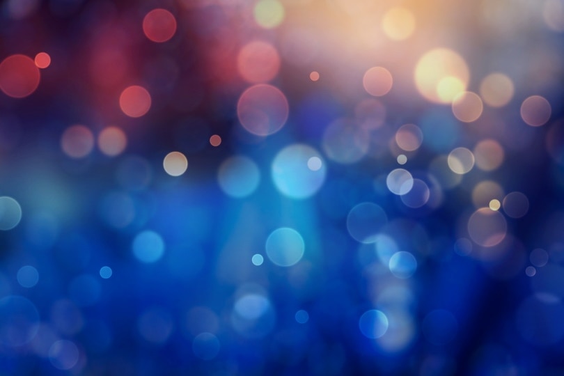 blue bokeh background