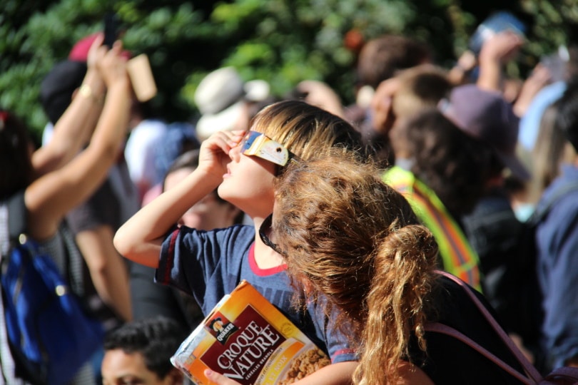 watching solar eclipses