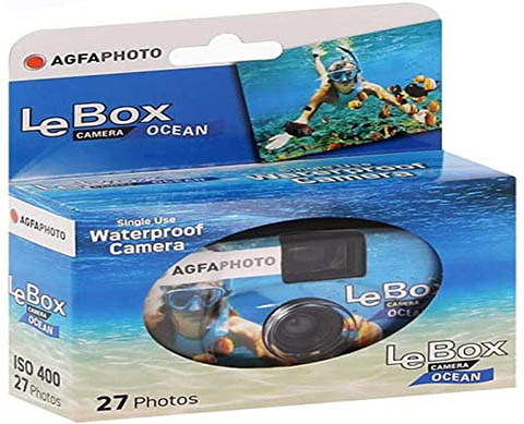 Agfa LeBox Ocean 400 Disposable Cameras