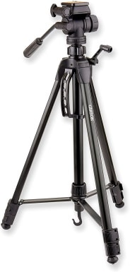 Carson TriForce Series 3-Way Fluid Panhead Aluminum Lightweight Tripod