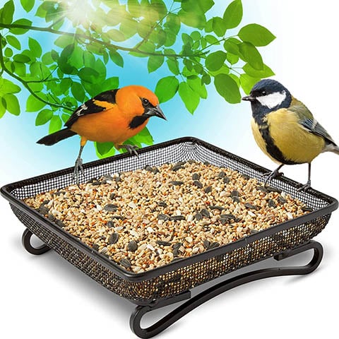 Gray Bunny Store Ground Bird Feeder Tray