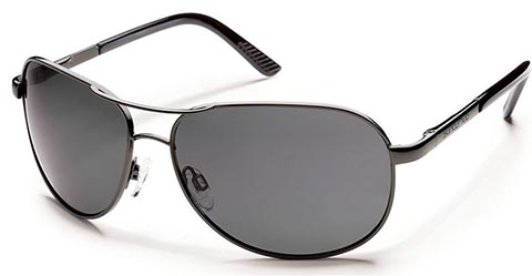 Suncloud Aviator Sunglasses with Polarized Polycarbonate Lenses