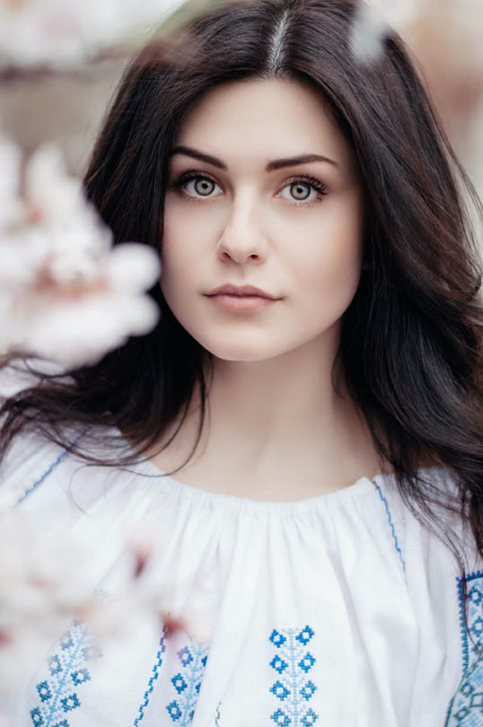 medium close-up shot of a beautoful woman