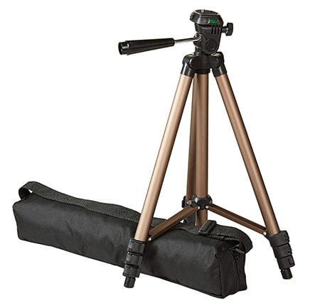 Amazon Basics 50-inch Lightweight Camera Mount Tripod Stand With Bag
