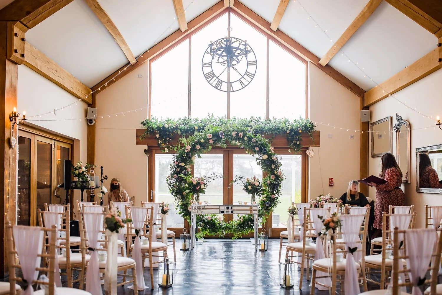 Ceremony Room or Stage Before the Event by philip warren