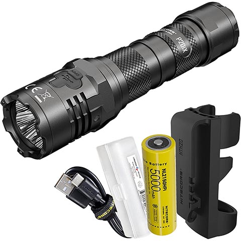 Nitecore P20iX 4000 Lumen USB-C Rechargeable Tactical Flashlight