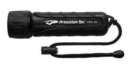 Princeton Tec 40 Incandescent Handheld Diving Halogen Flashlight