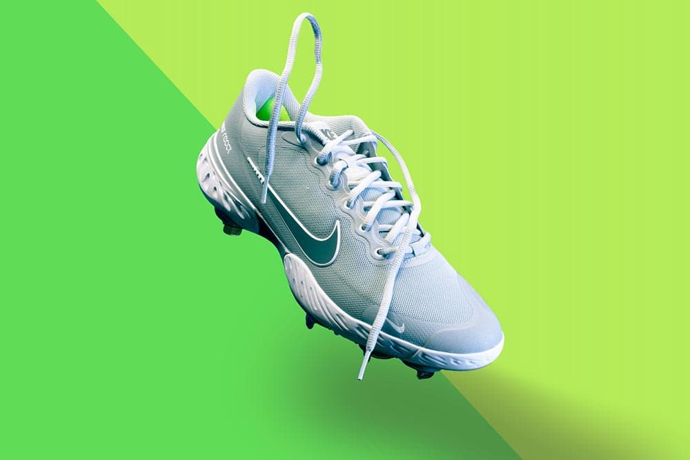 nike floating shoe product photography