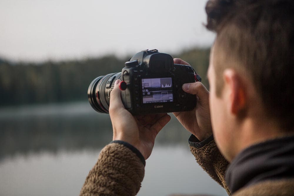 person taking photo