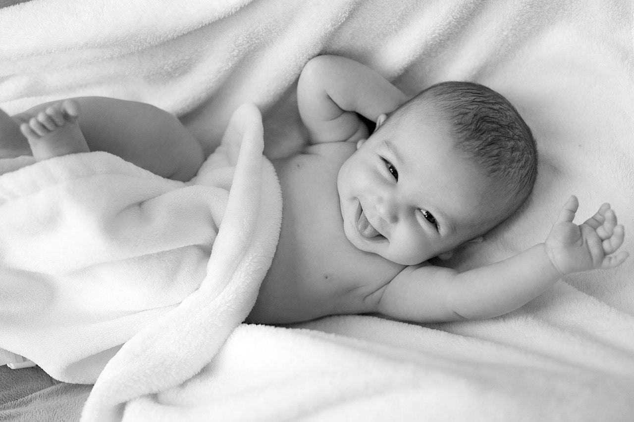 Baby just woke up