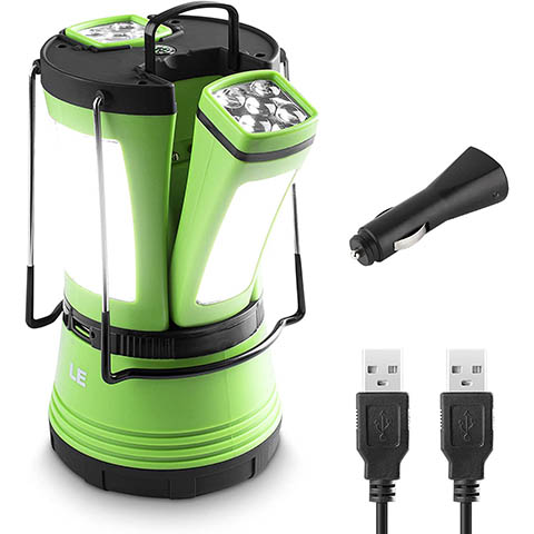 LE LED Camping Lantern Rechargeable 600LM