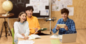 kids using Ryze Tech Tello - Mini Drone Quadcopter