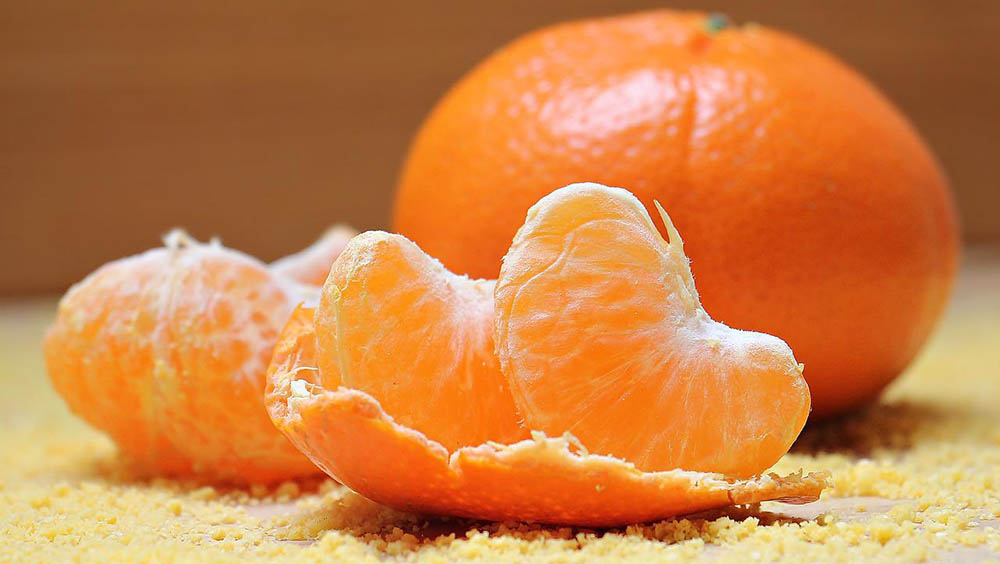 peeled orange