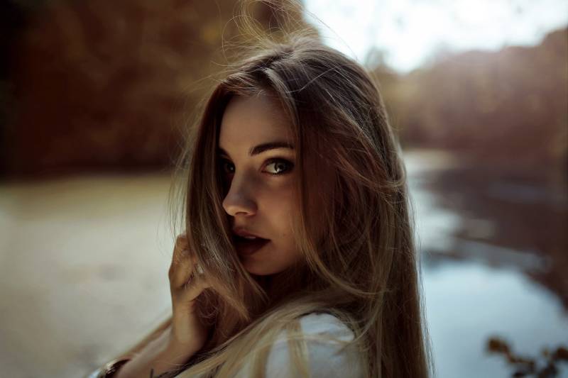 portrait of a young woman