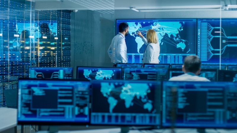 monitoring room