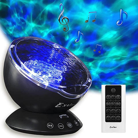 EXELME Ocean Wave Projector and Sound Machine